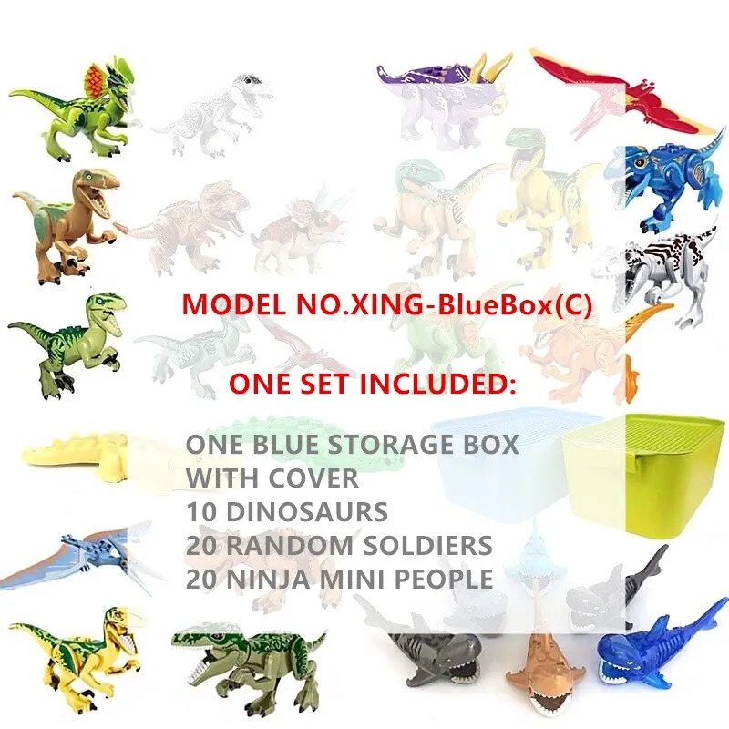 100 60 City Compatible Building Blocks DIY Juguetes Storage Box Boy Girl Toy Gift Bricks Miniature Action Figures for Children