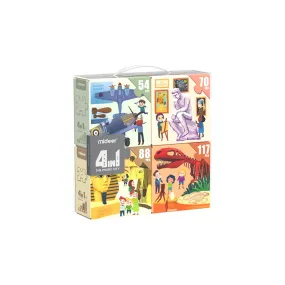 4 In 1 My Visit To The Museum Puzzle Set 329pcs