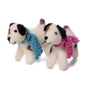 Amica Felt Jack Russell Toy 7.5cm