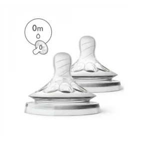 Avent - Natural First Flow Teats For Newborn 0m 