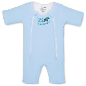 Baby Merlin'S Microfleece Baby Transition Swaddle - Baby Sleep Suit - Blue