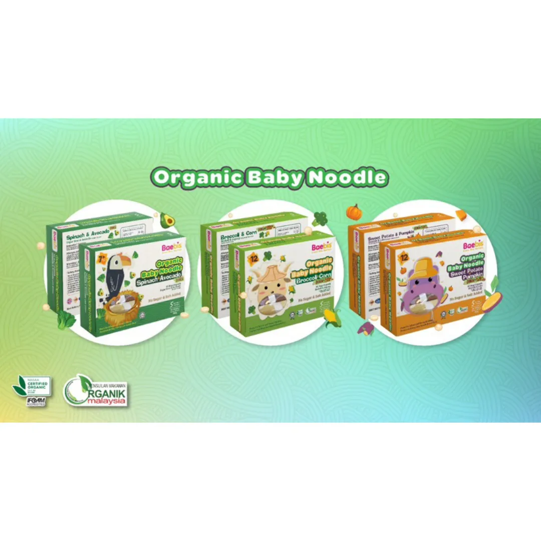 Baebis Organic Baby Noodle (7m )