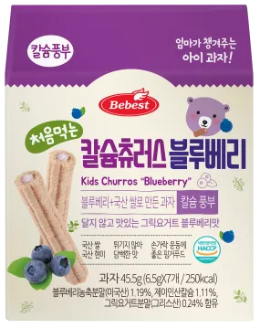 Bebest Kids Calcium Churros Blueberry