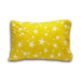 Born Star Yellow Toddler Pillows with 100% Cotton Removable cover - 20 X 15 Inches | Children Pillows