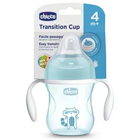 Chicco Blue Transition Cup- 200ml (Print May Vary)