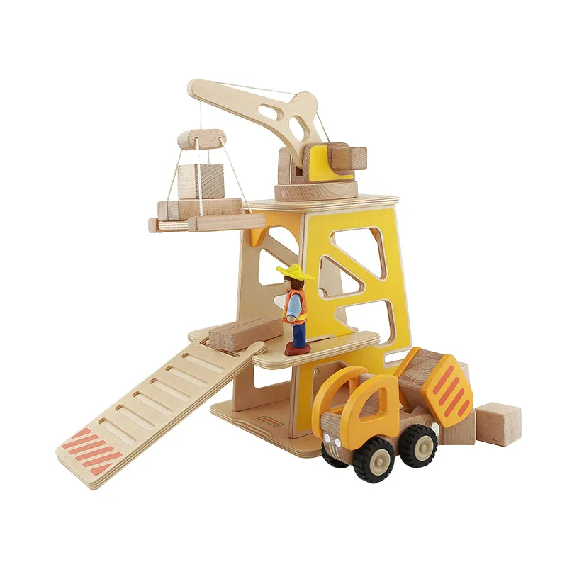 Construction Site Mini Play Set Pretend Play Developmental Toys