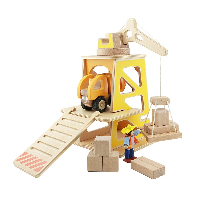 Construction Site Mini Play Set Pretend Play Developmental Toys