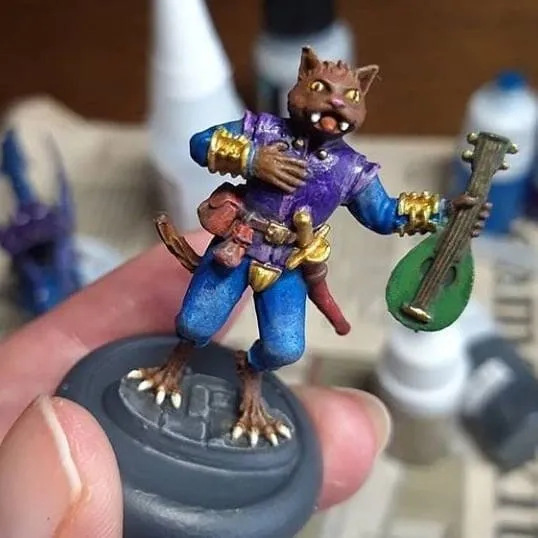 Custom miniature painting service, made to order geeky gifts for RPG fans