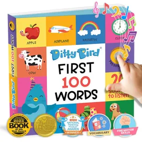 Ditty Bird® Baby Sound Vocabulary Book: First 100 Words