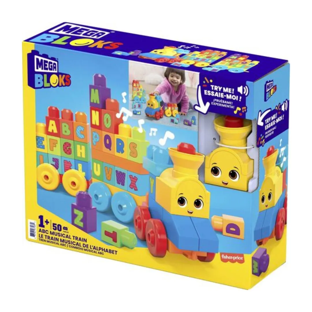 Fisher-Price MEGA Bloks ABC Musical Train Set