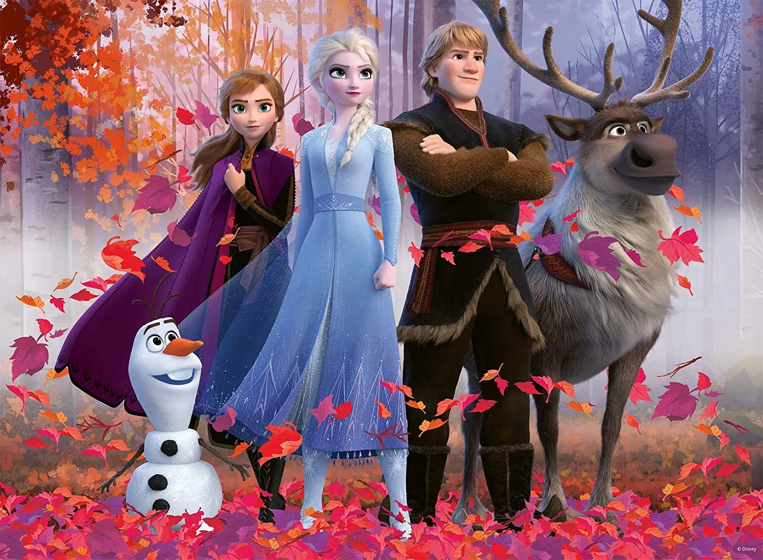 Frozen 2: Magic of the Forest 100 Piece Puzzle