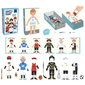 Kids Magnetic Human Body Cognitive DIY Puzzles Early Learning Educational Toy Funny Gift For Children Dressing Jigsaw