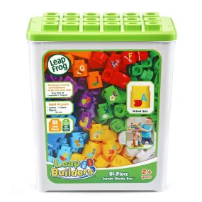 LeapFrog LeapBuilders 81 Piece Jumbo Blocks Box green