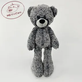 Lifelike Black Bear Plush Toy - Soft Stuffed Animal (35/45cm) for Kids