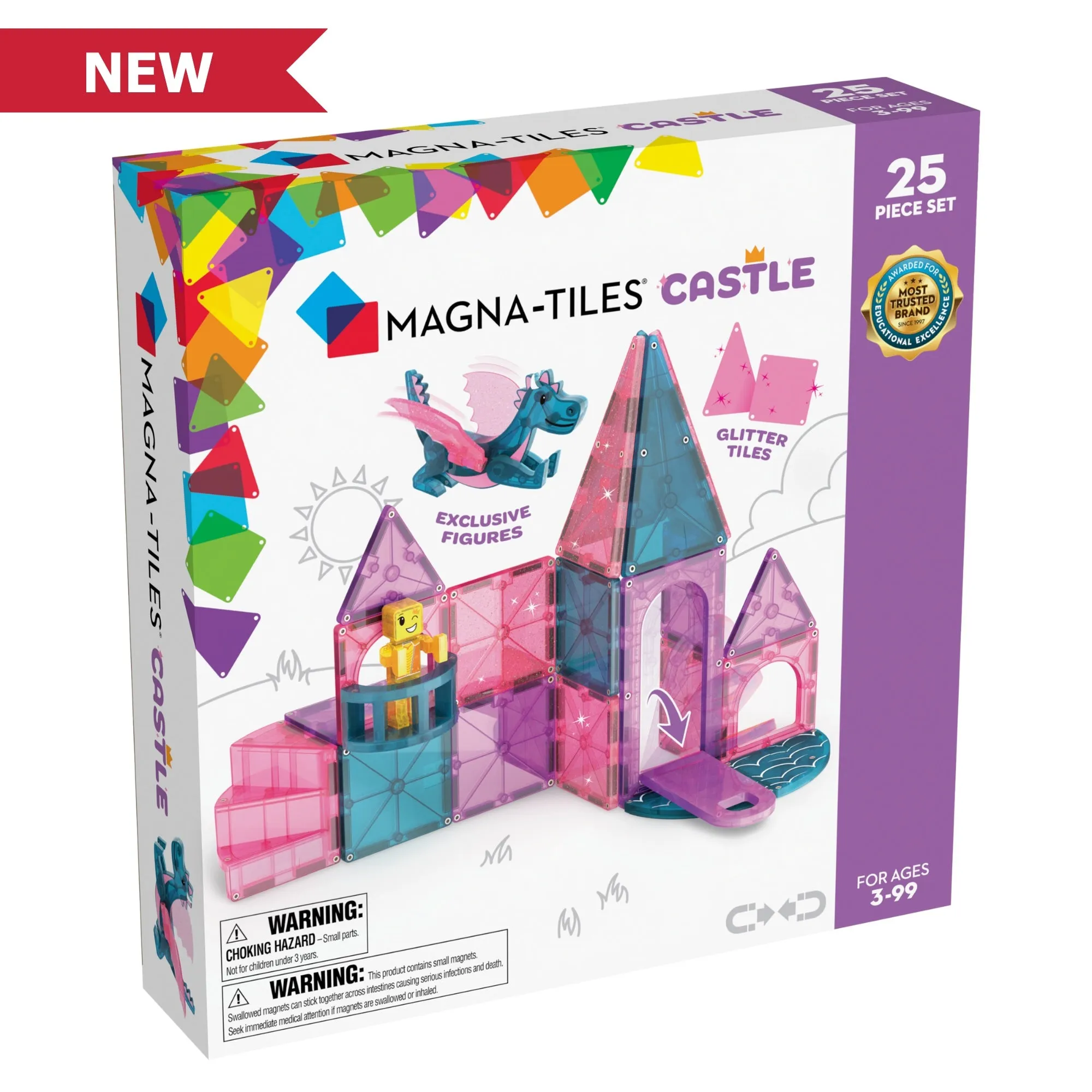 Magna Tiles Castle 25 Piece Set