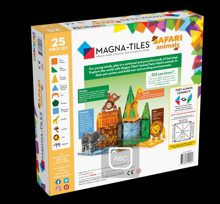 Magna-Tiles Safari Animals