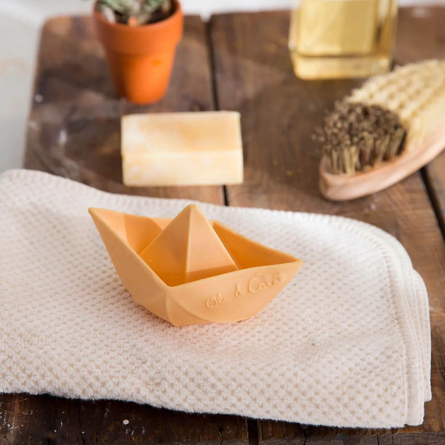 Origami Boat Nude Bath Toy