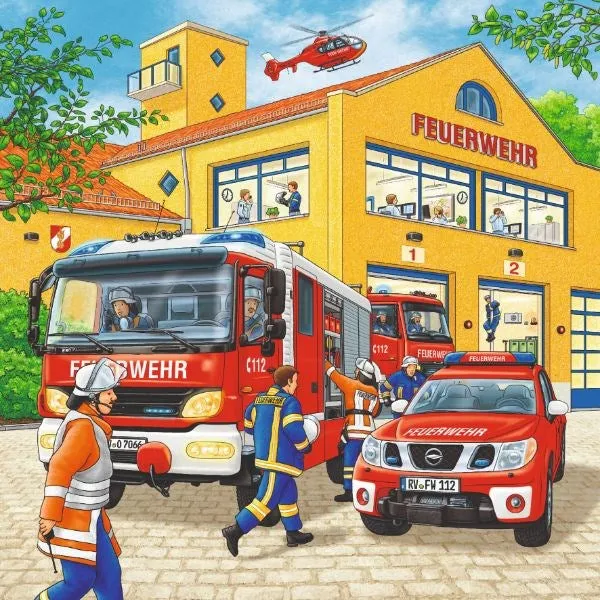 Ravensburger Fire Brigade Run Puzzle 3x49pc