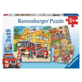 Ravensburger Fire Brigade Run Puzzle 3x49pc