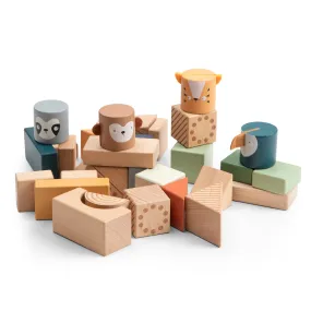 Sebra, Totem Stacking Blocks, Wildlife