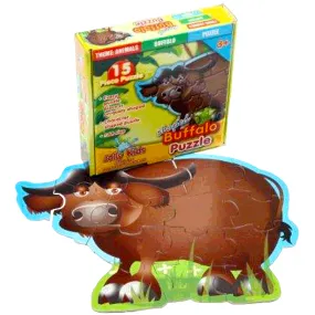 Shaped Puzzle: Buffalo 15 piece