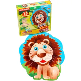 Shaped Puzzle: Lion 15 piece