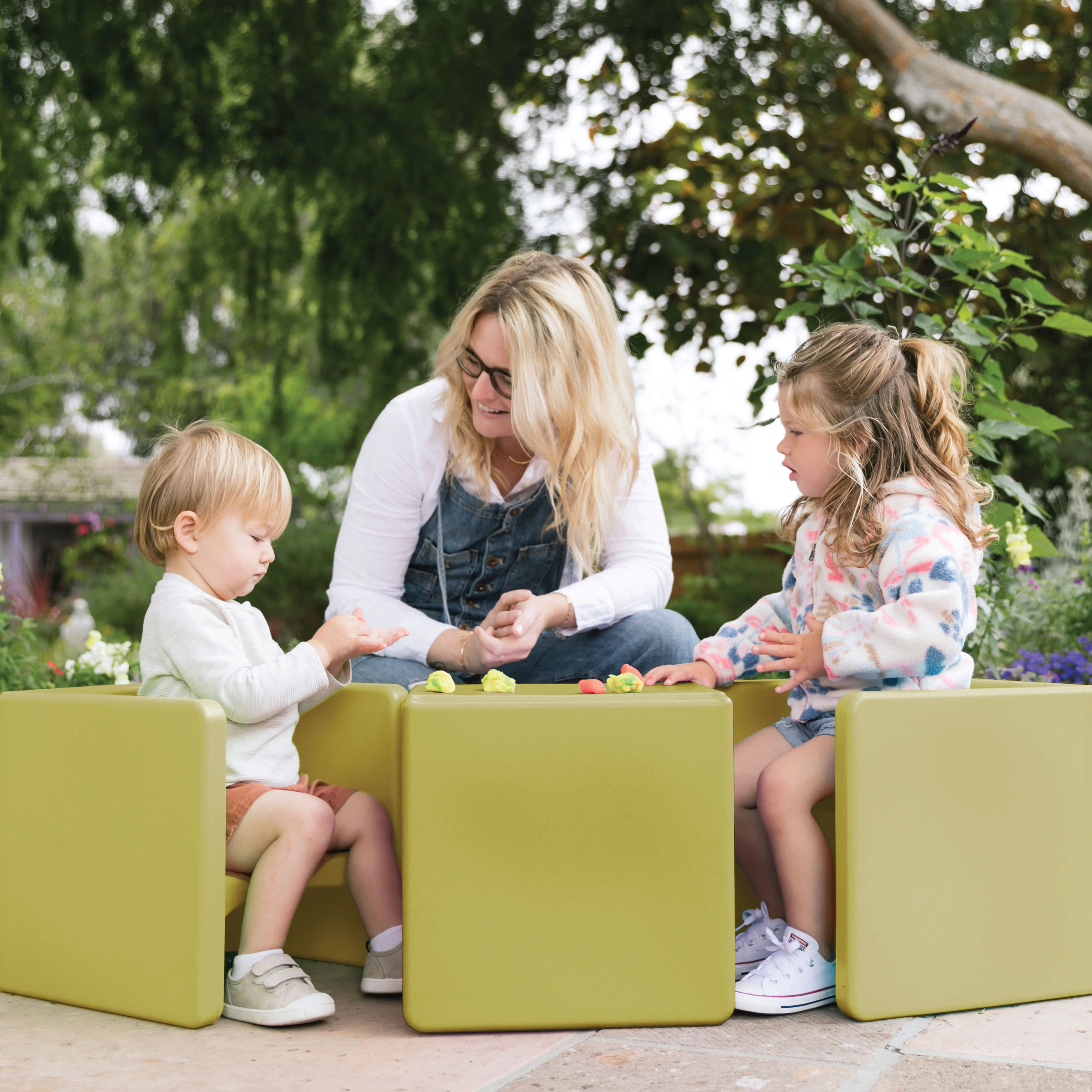 Tri-Me 3-In-1 Cube Chair, Kids Furniture