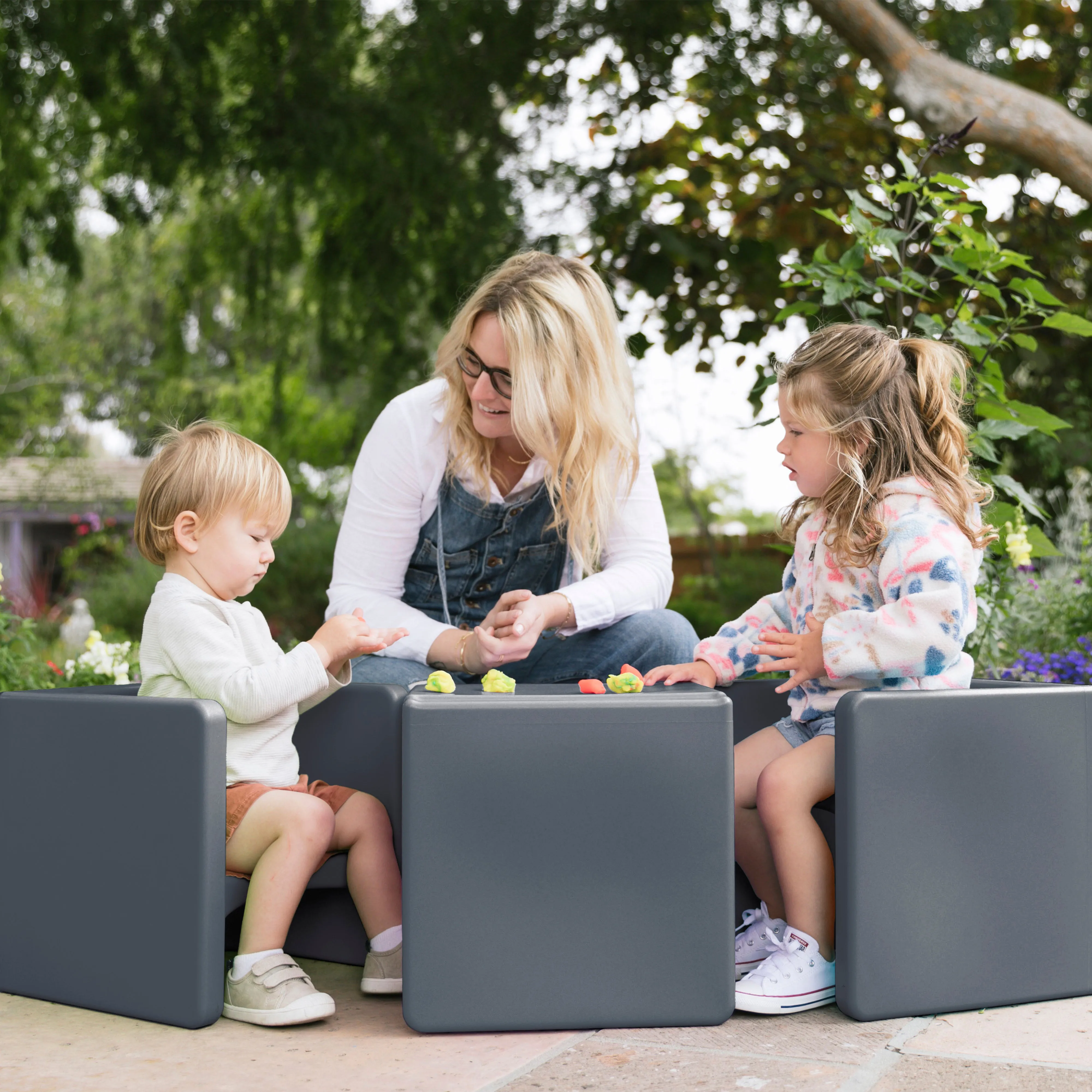 Tri-Me 3-In-1 Cube Chair, Kids Furniture