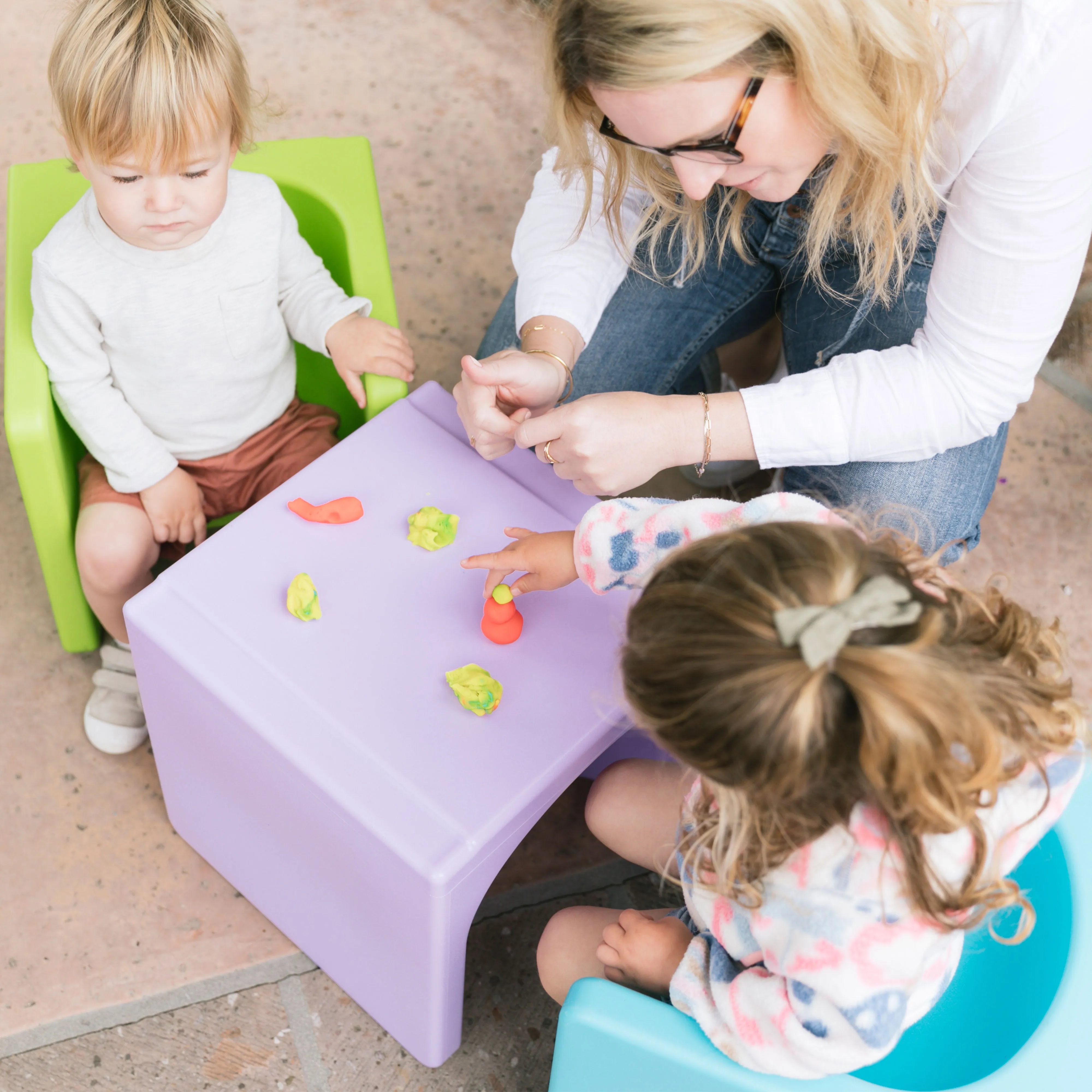 Tri-Me 3-In-1 Cube Chair, Kids Furniture