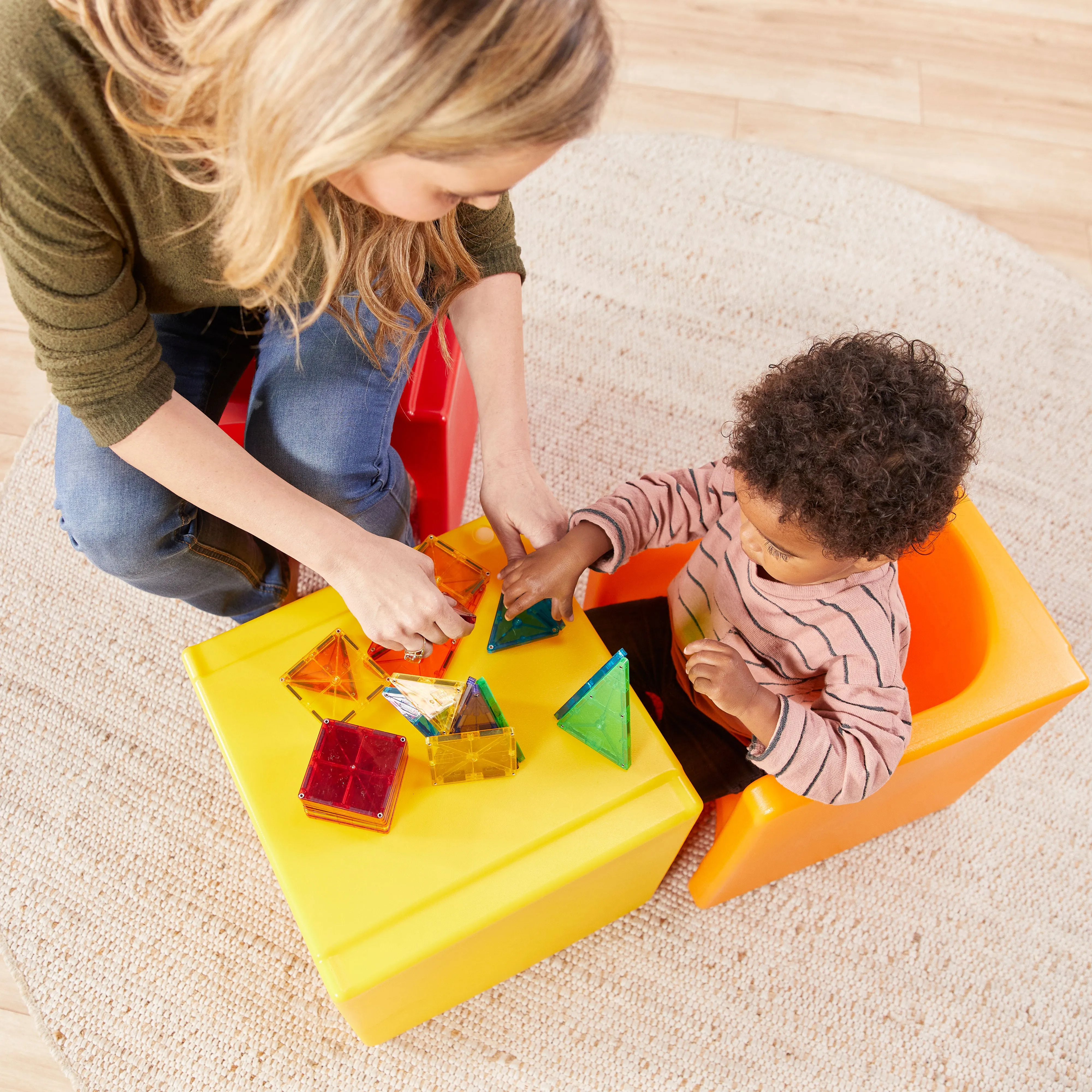 Tri-Me 3-In-1 Cube Chair, Kids Furniture