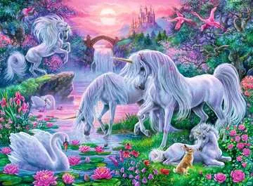 Unicorns In The Sunset 150 Piece Puzzle