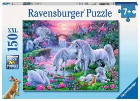 Unicorns In The Sunset 150 Piece Puzzle